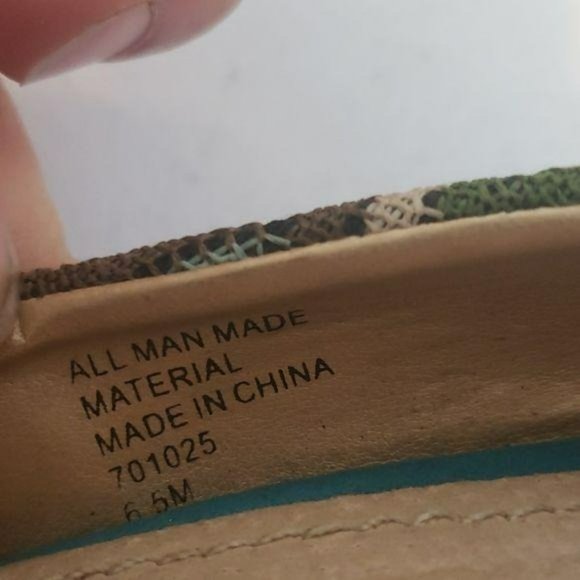 Diba Girls Chevron Print High Heel Cork Heels Size 6.5 Medium - Picture 2 of 8